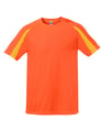 Goedkope Sportshirt Starworld Unisex Contrast Fluoricerend Oranje-Gold